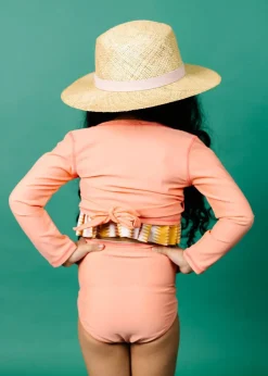 Kortni Jeane | Mini Down in Front Ruffle Bottoms Melon Best