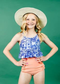 Kortni Jeane | Youth Down in Front Ruffle Bottoms Melon Clearance