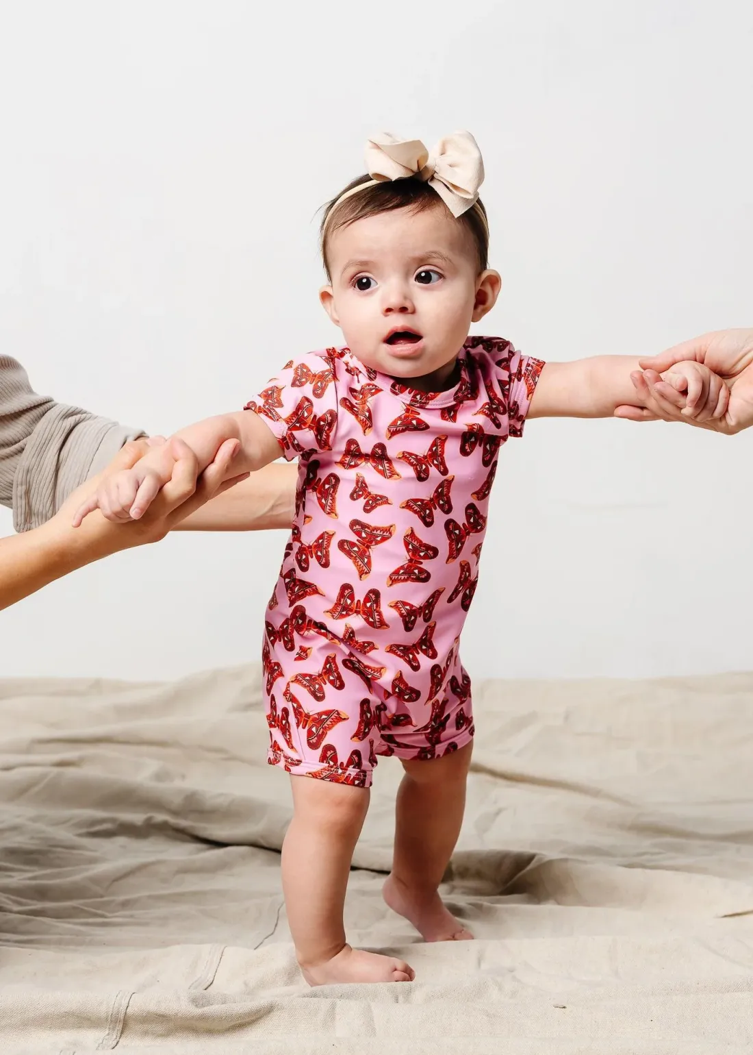 Kortni Jeane | Baby Shorties Rashguard (Unisex) Metamorphosis Hot
