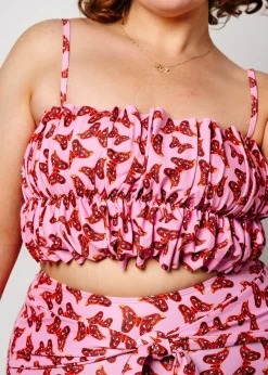 Kortni Jeane | Oversized Ruffle Top Metamorphosis Hot