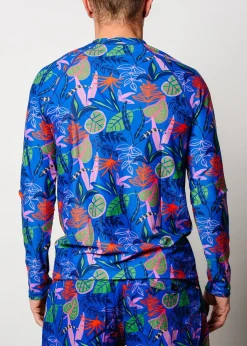 Kortni Jeane Midnight Jungle | Mens Rashguard Top Midnight_Jungle Fashion