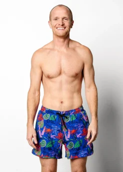Kortni Jeane Midnight Jungle | Mens Retro Shorties Midnight_Jungle Clearance