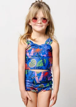 Kortni Jeane Midnight Jungle | Mini All Ruffled Up Bottoms Midnight_Jungle Discount