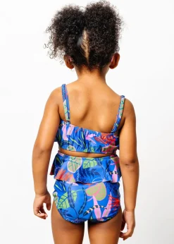 Kortni Jeane Midnight Jungle | Mini Oversized Ruffle Top Midnight_Jungle Outlet
