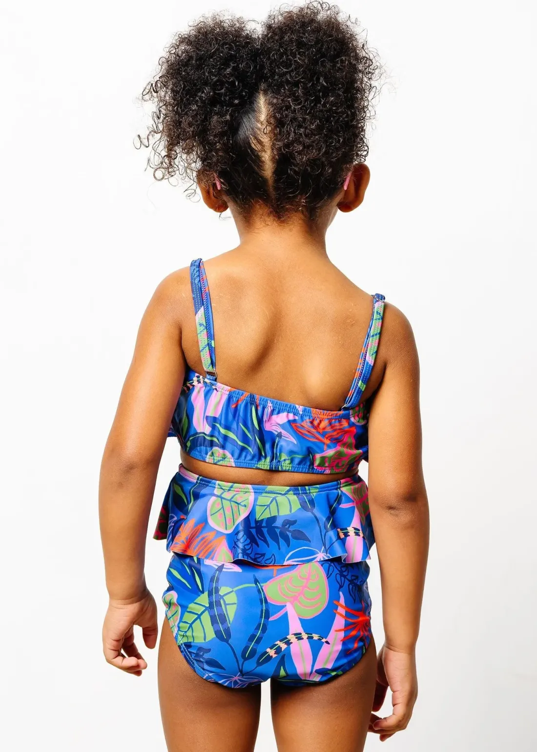 Kortni Jeane Midnight Jungle | Mini Oversized Ruffle Top Midnight_Jungle Outlet