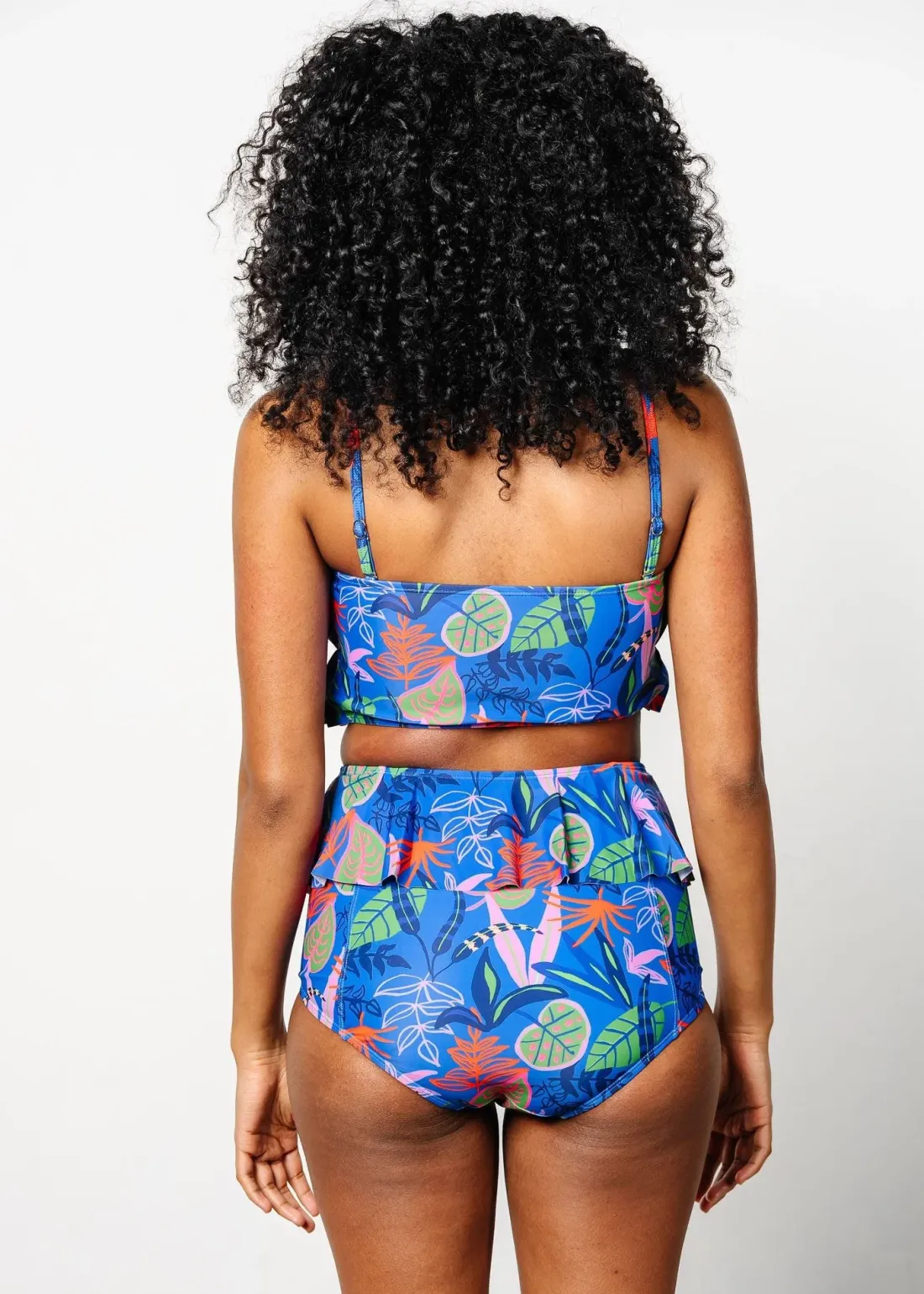 Kortni Jeane Midnight Jungle | Oversized Ruffle Top Midnight_Jungle Best