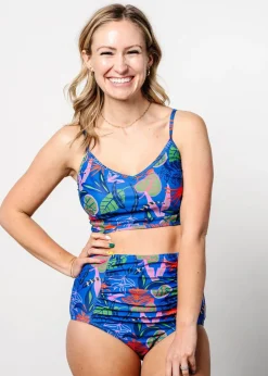 Kortni Jeane Midnight Jungle | VD Crop Top Midnight_Jungle Discount