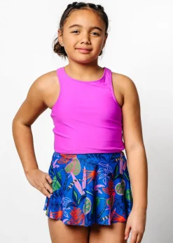 Kortni Jeane Midnight Jungle | Youth Detached Short Skirt Midnight_Jungle Outlet