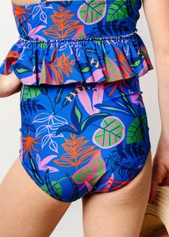 Kortni Jeane Midnight Jungle | Youth Down in Front Ruffle Bottoms Midnight_Jungle Outlet