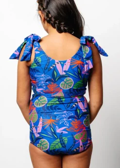Kortni Jeane Midnight Jungle | Youth Knot Top Midnight_Jungle Online