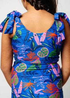 Kortni Jeane Midnight Jungle | Youth Knot Top Midnight_Jungle Online