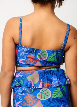 Kortni Jeane Midnight Jungle | Youth Oversized Ruffle Top Midnight_Jungle Fashion