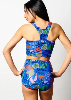 Kortni Jeane Midnight Jungle | Youth Racer Back Top Midnight_Jungle Discount