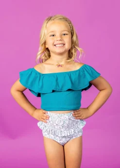 Kortni Jeane Mint Flowers | Mini Mid-Ruffle Bottoms MintFlowers Discount