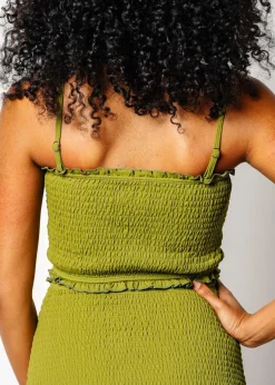 Kortni Jeane Olive Green | Bandeau Top Olive_Green Best