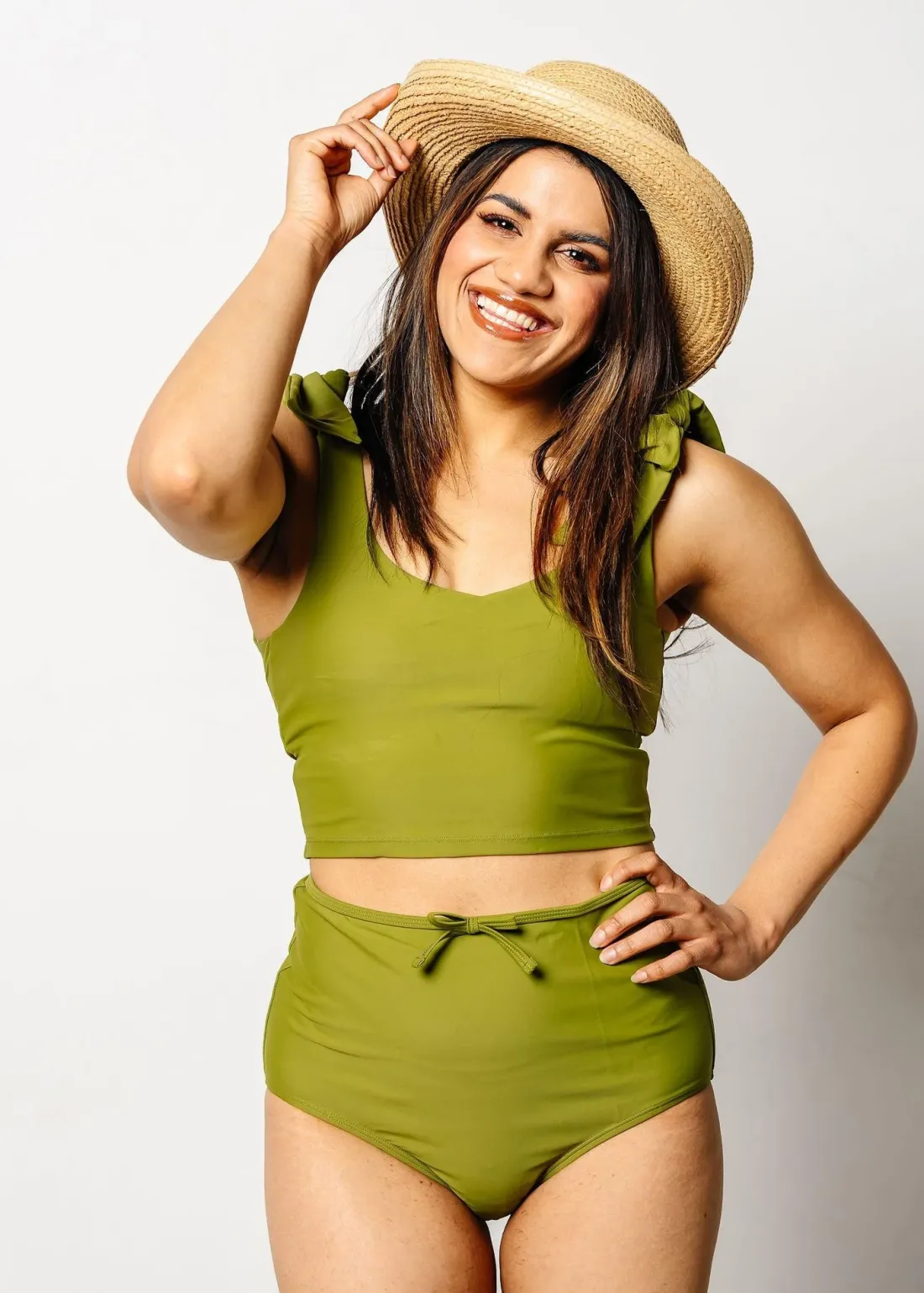 Kortni Jeane Olive Green | Bow Bottoms Olive_Green New