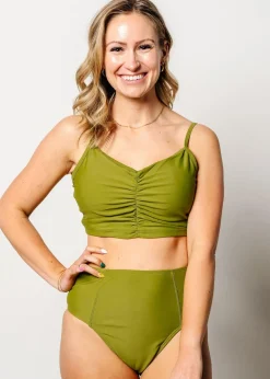 Kortni Jeane Olive Green | Centered Top Olive_Green Best