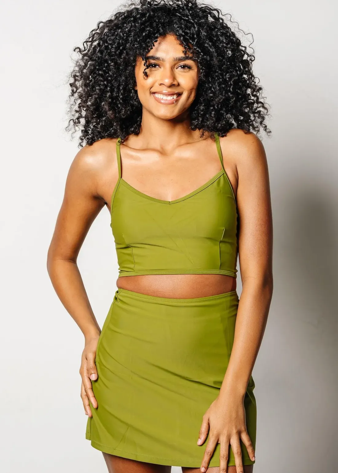Kortni Jeane Olive Green | Detached High-Waisted Skirt Olive_Green Best