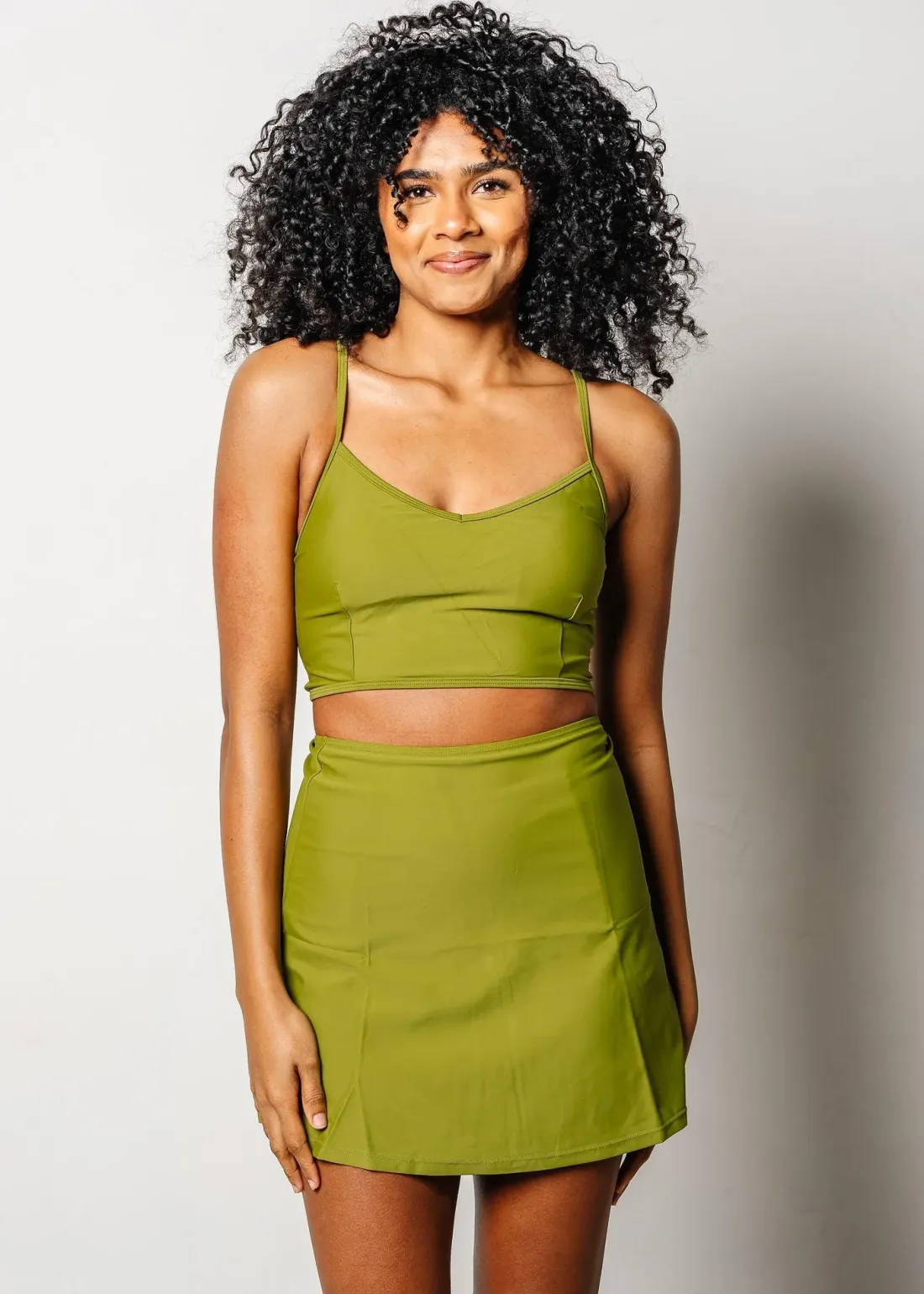 Kortni Jeane Olive Green | Detached High-Waisted Skirt Olive_Green Best