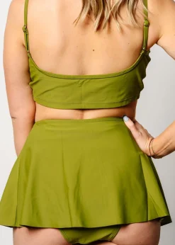 Kortni Jeane Olive Green | Detached Short Skirt Olive_Green Fashion
