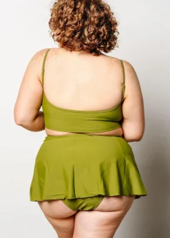 Kortni Jeane Olive Green | Detached Short Skirt Olive_Green Fashion