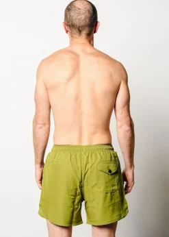 Kortni Jeane Olive Green | Mens Retro Shorties Olive_Green Sale