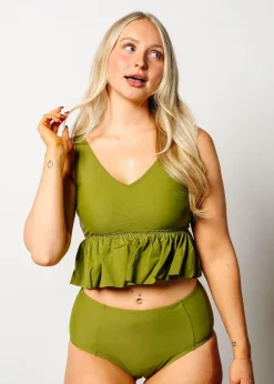 Kortni Jeane Olive Green | Mid-Rise Bottoms Olive_Green Best