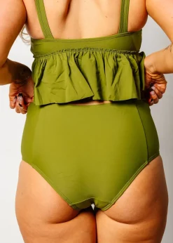 Kortni Jeane Olive Green | Mid-Rise Bottoms Olive_Green Best