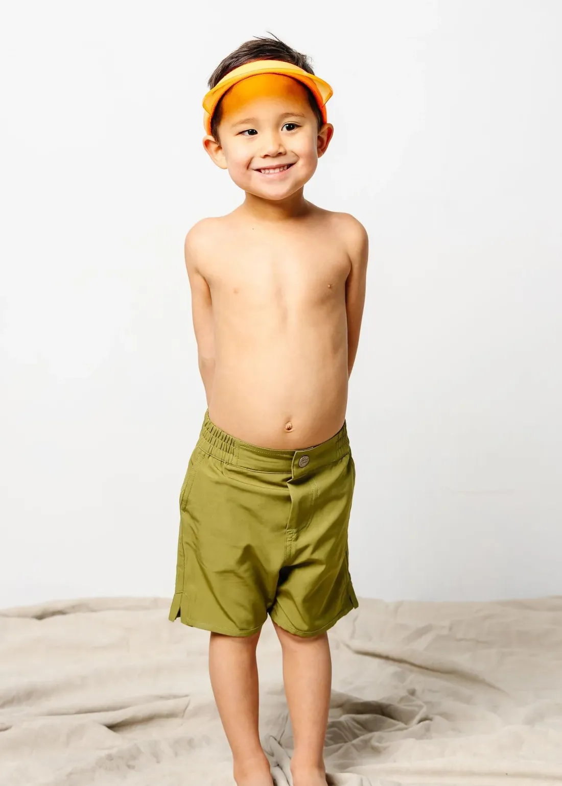 Kortni Jeane Olive Green | Mini Boardies Olive_Green Sale