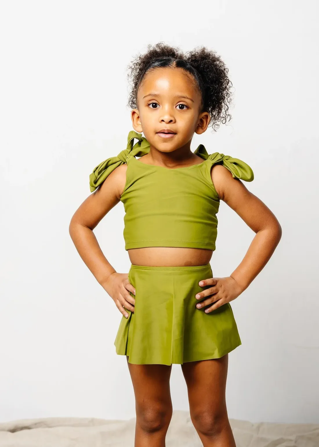 Kortni Jeane Olive Green | Mini Detached Short Skirt Olive_Green Outlet