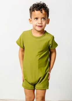 Kortni Jeane Olive Green | Mini Shorties Rashguard (Unisex) Olive_Green Clearance