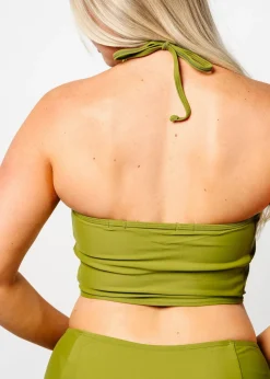Kortni Jeane Olive Green | Tied-Up Top Olive_Green New