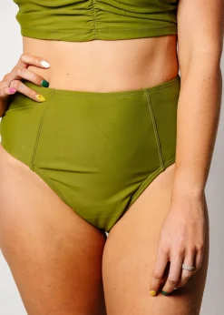 Kortni Jeane Olive Green | Up High Bottoms Olive_Green Discount