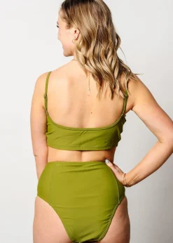 Kortni Jeane Olive Green | Up High Bottoms Olive_Green Discount
