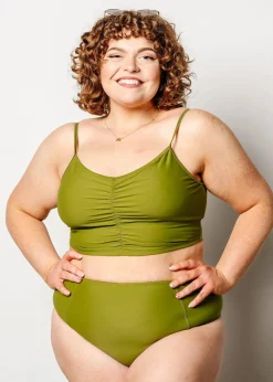 Kortni Jeane Olive Green | Up High Bottoms Olive_Green Discount