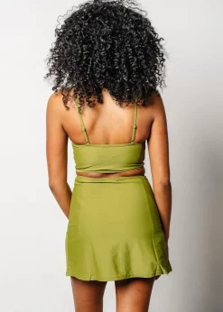 Kortni Jeane Olive Green | VD Crop Top Olive_Green New