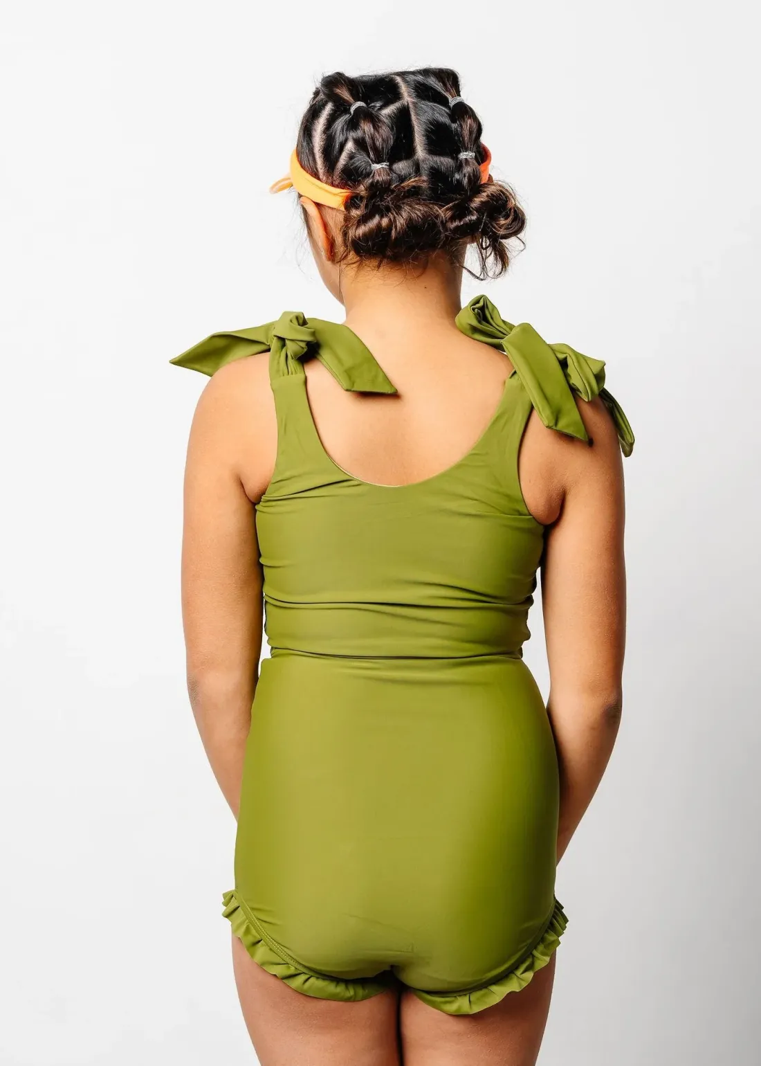 Kortni Jeane Olive Green | Youth All Ruffled Up Bottoms Olive_Green Clearance