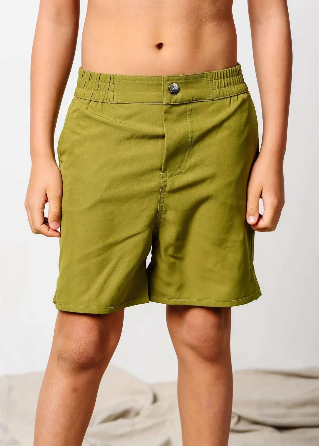 Kortni Jeane Olive Green | Youth Boardies Olive_Green Fashion