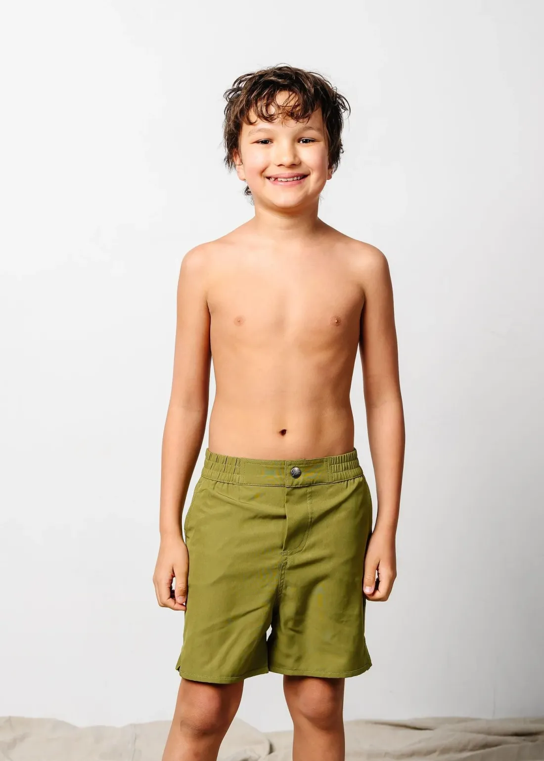 Kortni Jeane Olive Green | Youth Boardies Olive_Green Fashion