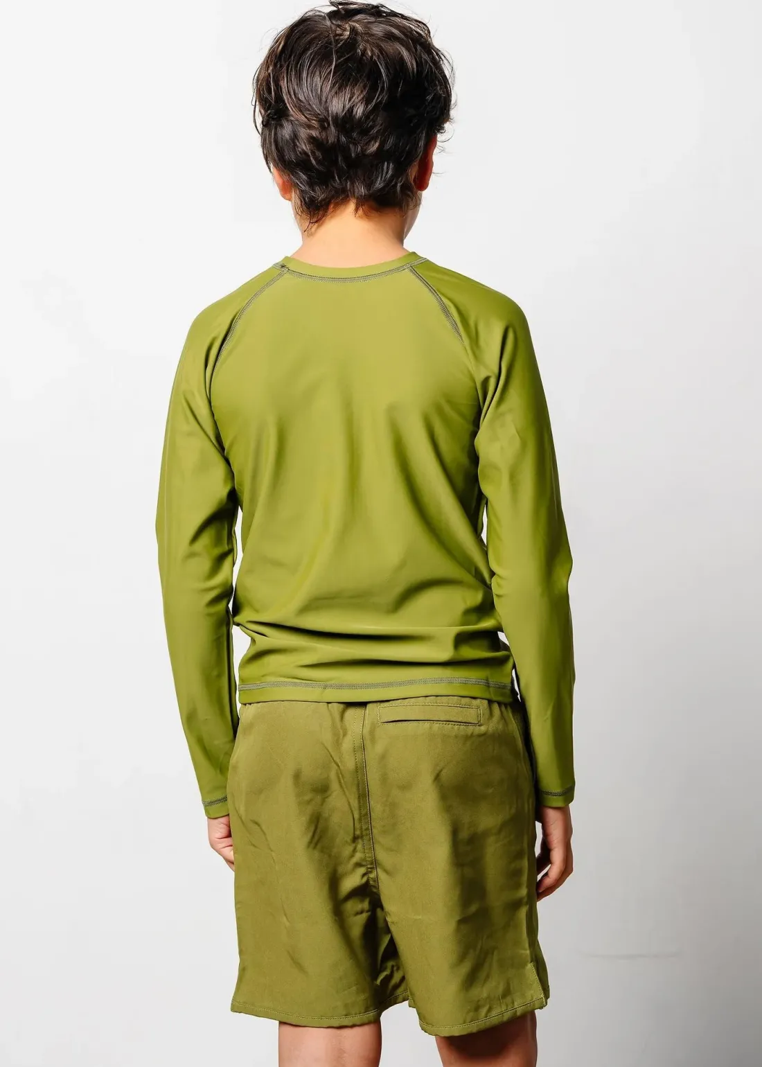 Kortni Jeane Olive Green | Youth Boardies Olive_Green Fashion