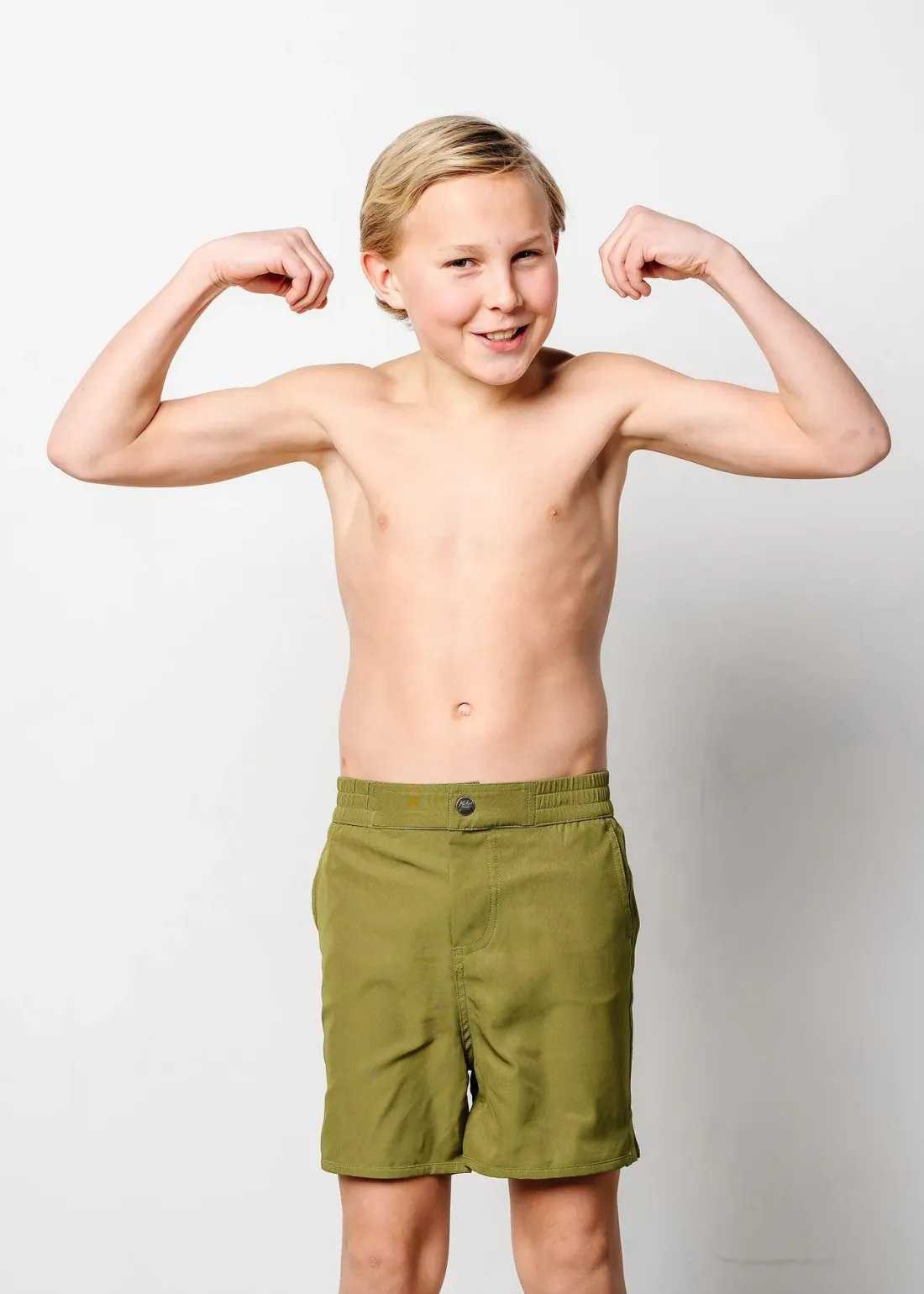 Kortni Jeane Olive Green | Youth Boardies Olive_Green Fashion