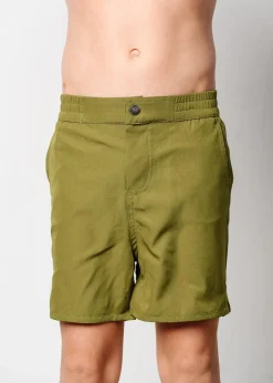 Kortni Jeane Olive Green | Youth Boardies Olive_Green Fashion