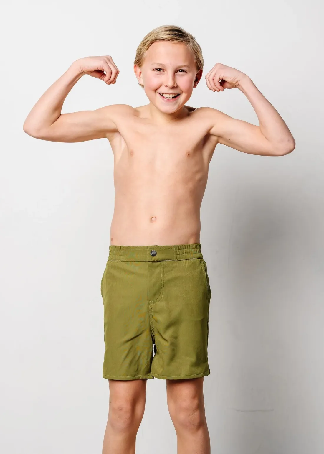 Kortni Jeane Olive Green | Youth Boardies Olive_Green Fashion