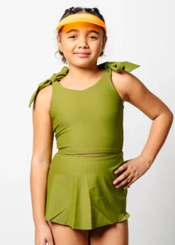 Kortni Jeane Olive Green | Youth Detached Short Skirt Olive_Green Best