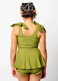 Kortni Jeane Olive Green | Youth Detached Short Skirt Olive_Green Best