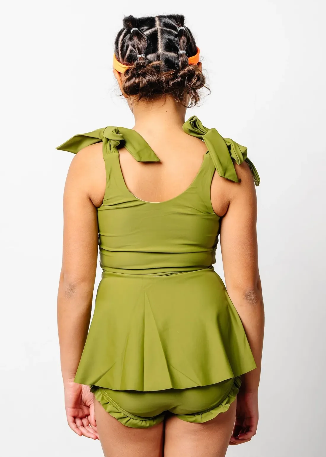 Kortni Jeane Olive Green | Youth Knot Top Olive_Green Fashion