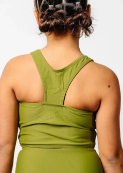 Kortni Jeane Olive Green | Youth Racer Back Top Olive_Green Outlet