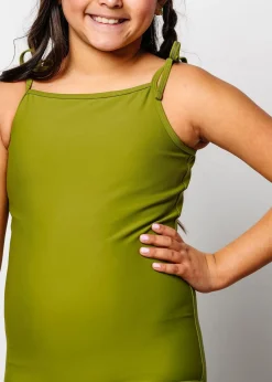 Kortni Jeane Olive Green | Youth Simply One-Piece Olive_Green Clearance