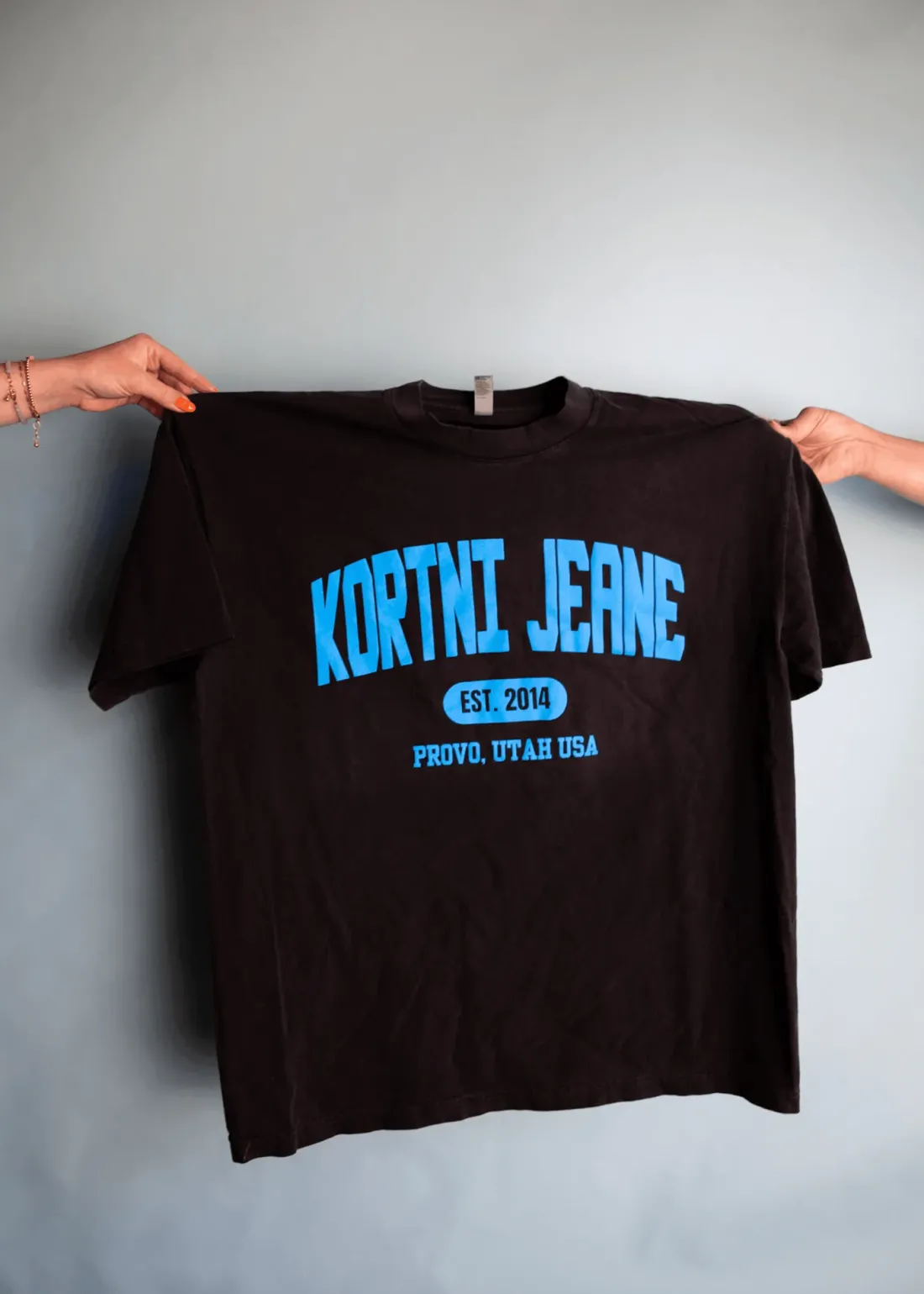 Kortni Jeane Oversized Tee | Charcoal Online