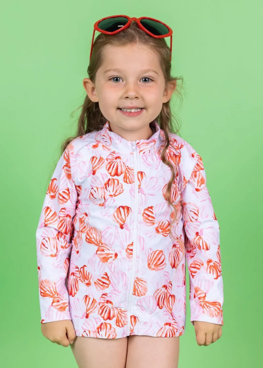 Kortni Jeane Painted Clams | Mini Rashguard Top (Unisex) PaintedClams New